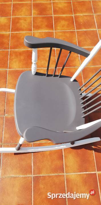 Fotel bujany na biegunach krzesło Garwolin