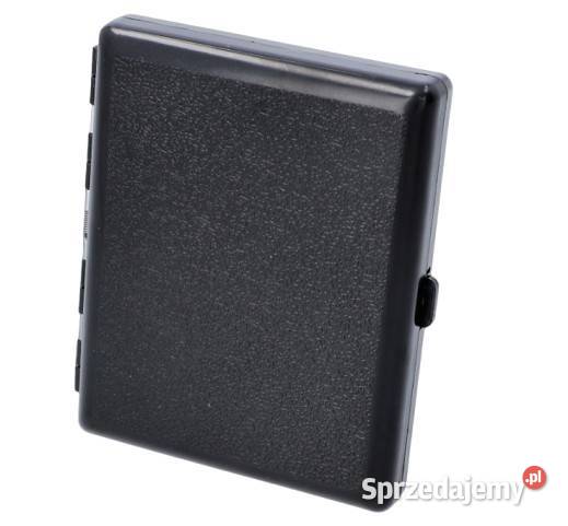 Czarna Papierośnica Plastikowa z Blaszkami Etui Ostrowy nad Okszą sprzedam