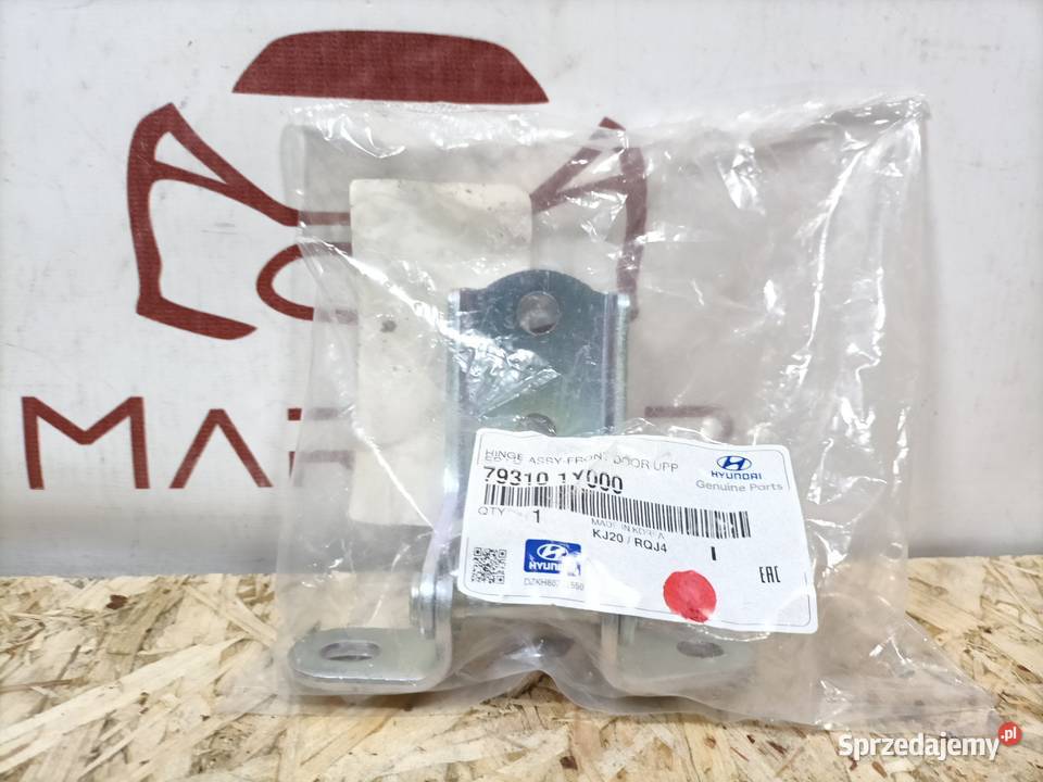 KIA HYUNDAI ZAWIAS DRZWI LEWY PRZÓD 793102H000 Zawiasy, bolce i prowadnice Pleszew