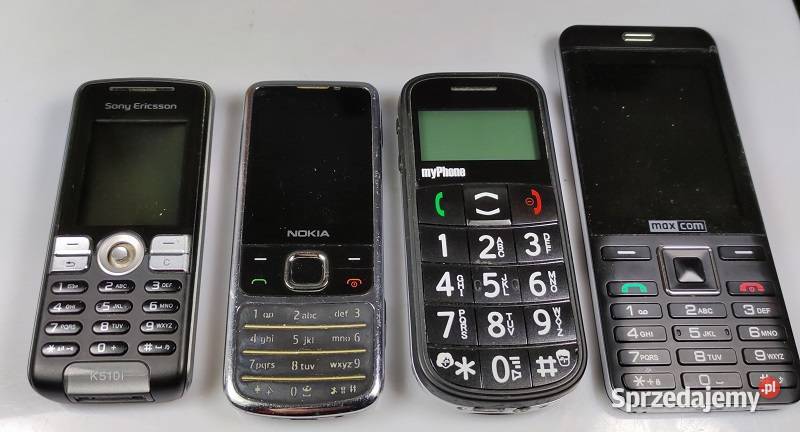 Telefony SONY, Nokia, Maxcom, myphone