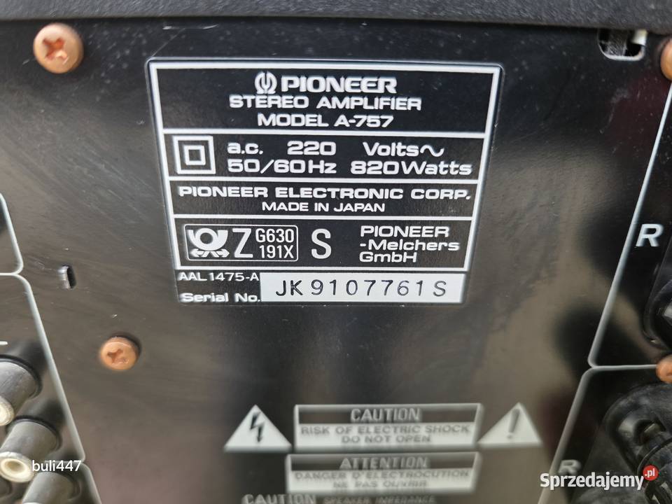 pioneer a757 monster wzmacniacz Chełm Śląski