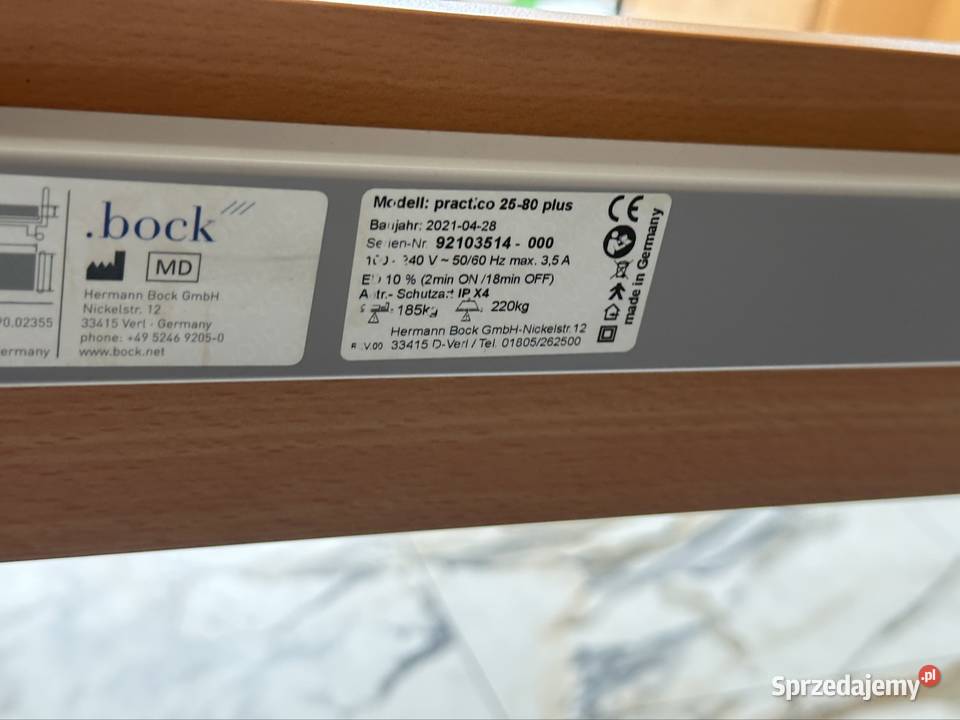 Łóżko rehabilitacyjne Bock 2021 niskie Wrocław