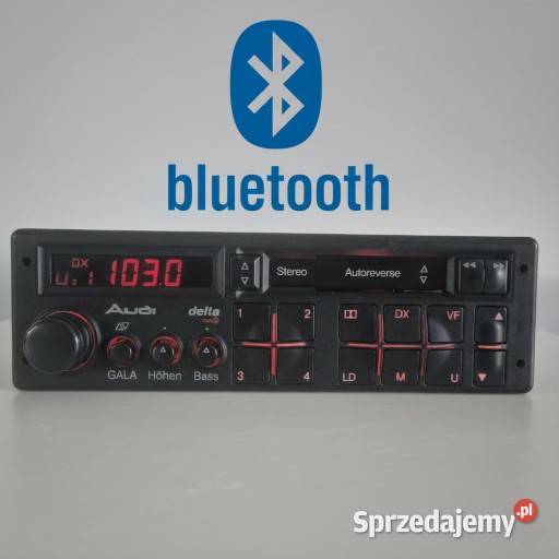 Legendarne Radio AUDI DELTA 2 m330 z Bluetooth Koszalin