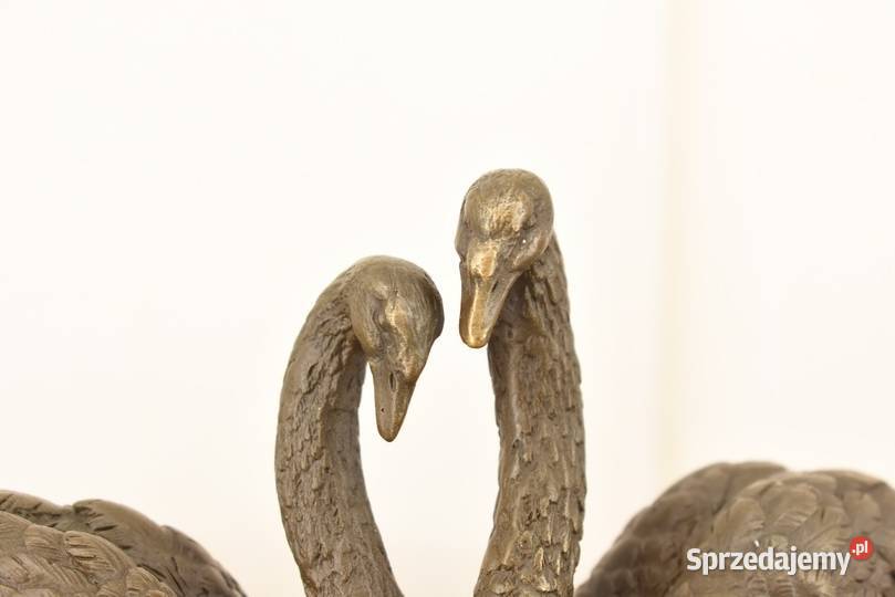 Zakochane Łabędzie Para Ptaki Figura Rzeźba z Rzeźby i figury Kraków