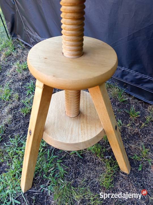 Taboret kuchenny regulowany stołek drewniany do Warszawa