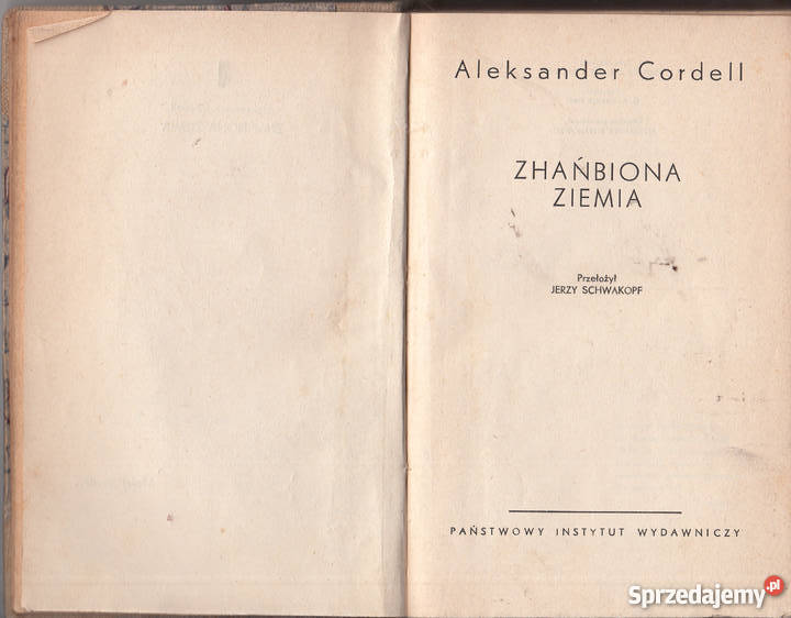 02075 ZHAŃBIONA ZIEMIA ALEKSANDER CORDELL Czyrna