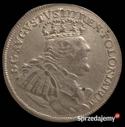 August III Sas Ort Lipsk 1754 EC stan 22