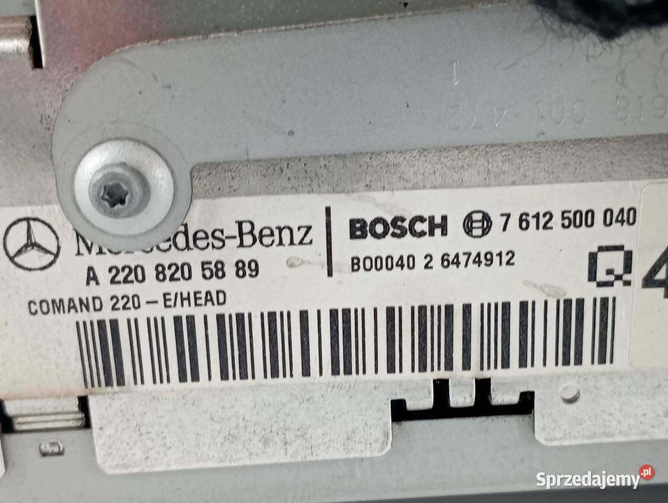 RADIONAWIGACJA 2208205889 MercedesBenz Sklasa IV