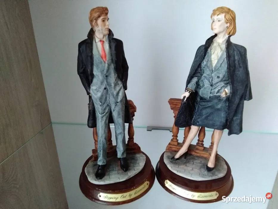 Stare Angielskie Figurki Masa Żywiczna Para Radom