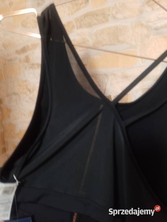 4648 Reeboke Czarny top fitness treningowa Moda i Styl Kraków