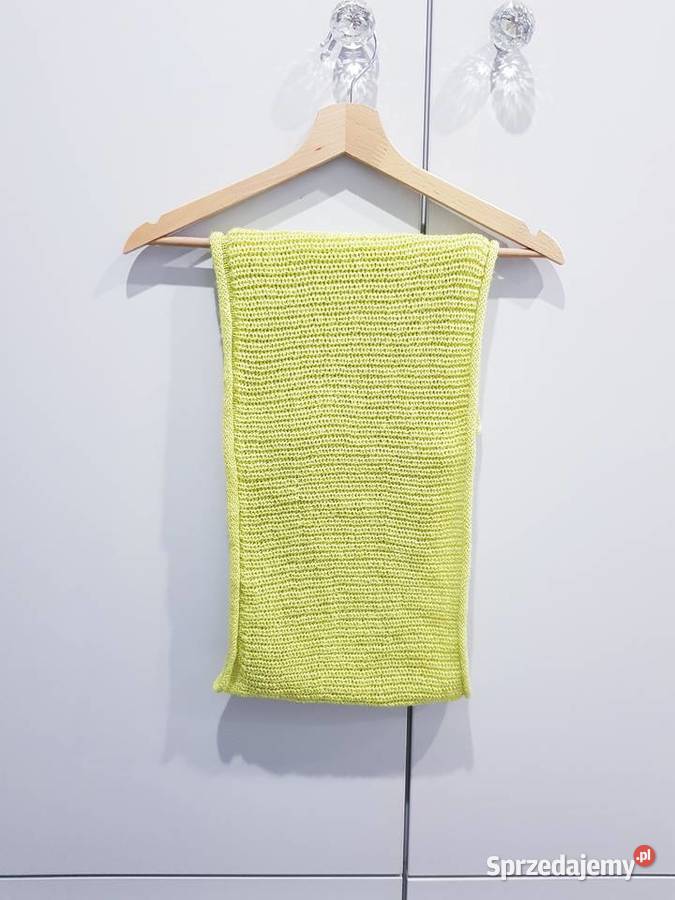 Seledynowy komin ze złotą nitką Dąbrowa Górnicza