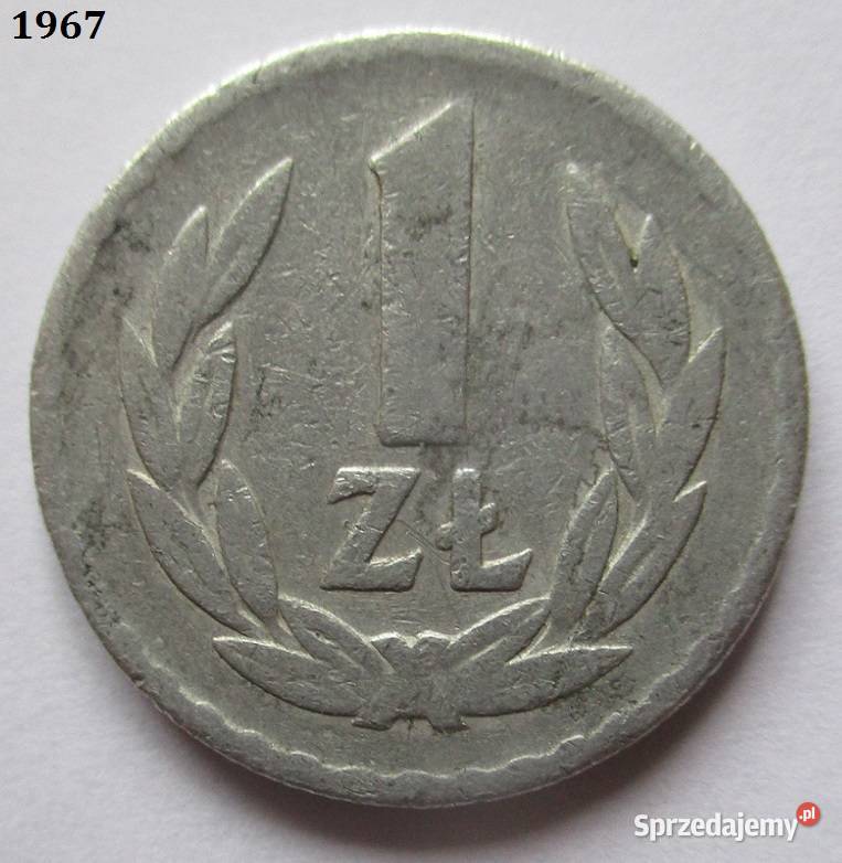 Moneta obiegowa - 1 zł / 1967 r/monety/PRL