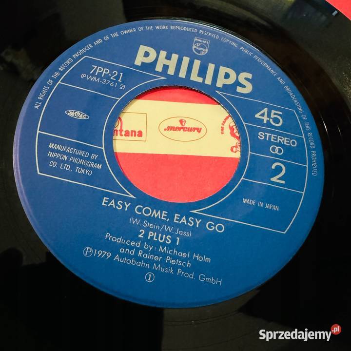 2 Plus 1 Singapore NMNM Japan 7 SP 45RPM 1980 Warszawa
