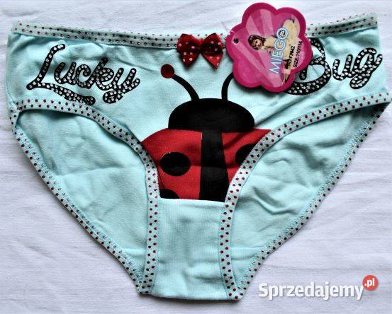 Figi majtki dziewczęce bawełna 110116 4 Rozmiar 110 Warszawa