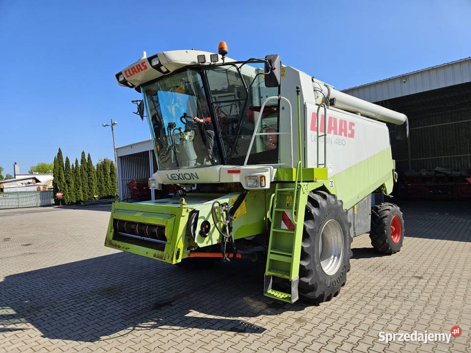 Kombajn Claas Lexion 480 plus heder zbożowy 75 m lubelskie Biskupie-Kolonia
