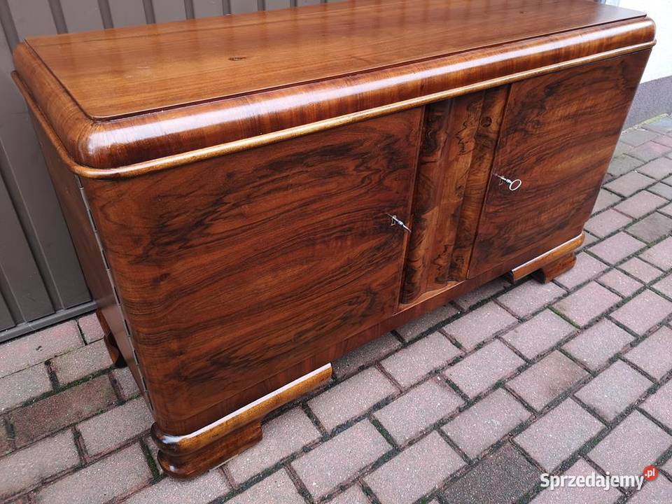 Komoda ARTDECO RTV Orzech Niska Stara Antyk Swarzędz