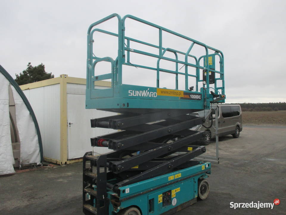 Podnośnik nożycowy 10 m Sunward SWSL1008DC Dźwigi, podnośniki Pleszew