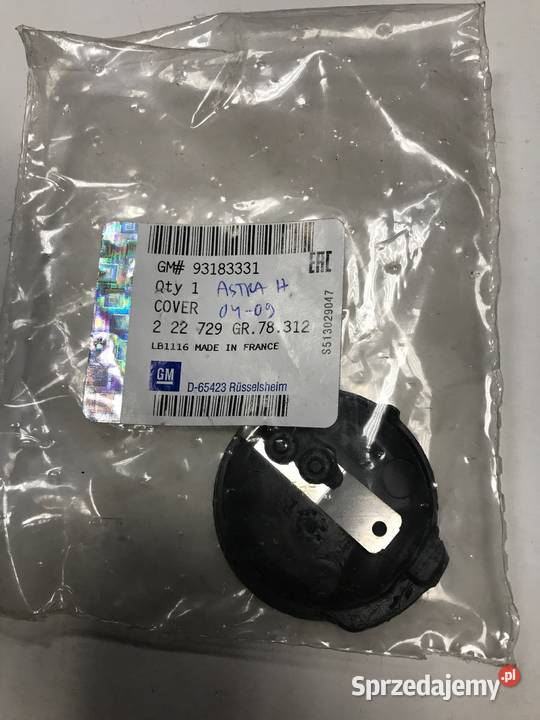 Zaslepka haka Astra H przod Kozy