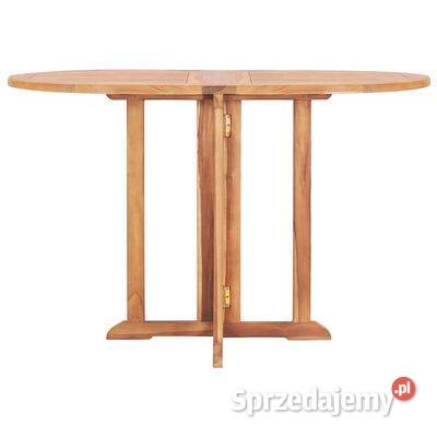 vidaXL Składany stół ogrodowy 120x70x75 lite sprzedam