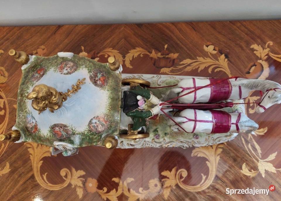 Scheibe Alsbach Porcelanowa Karoca z Figurkami Radom