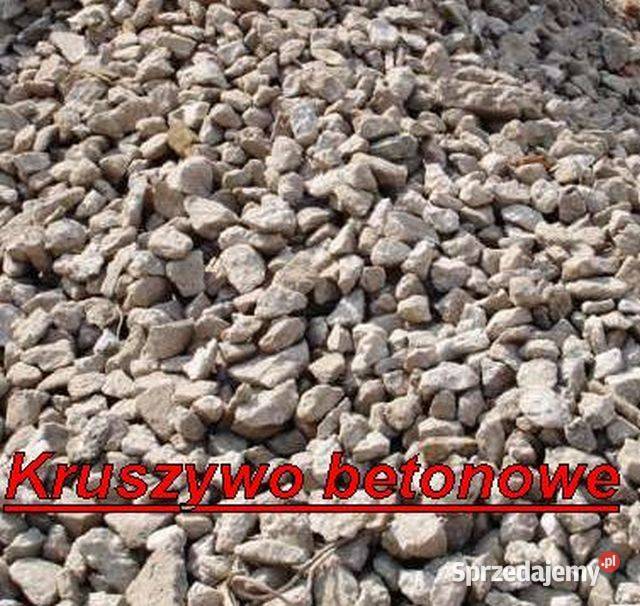 Beton gruszony gruz mielony przekrusz dostawa mazowieckie Warszawa