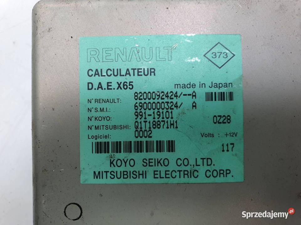 MODUŁ RENAULT CLIO II 8200092424 Lipno