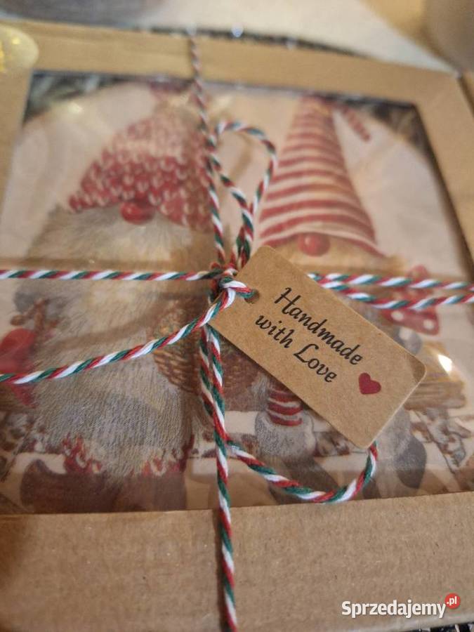 Podstawka skrzaty świąteczne