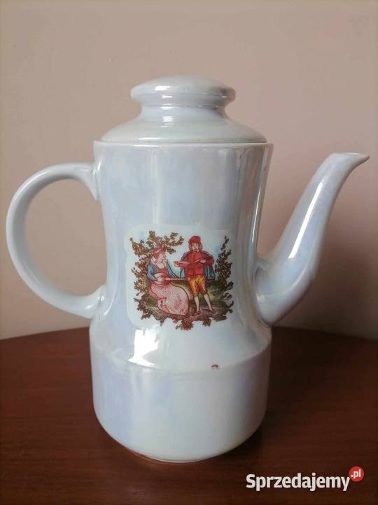 Dzbanek porcelanowy zakochana para Wawel PRL Wałbrzych