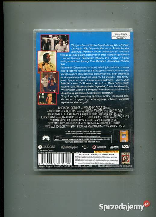 Ciemna strona miasta Nicolas Cage Film DVD DVD Szczecin