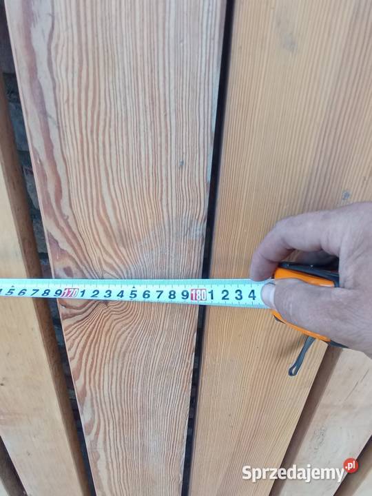 Drewniana brama furtka solidny komplet Bramy Lemierzyce