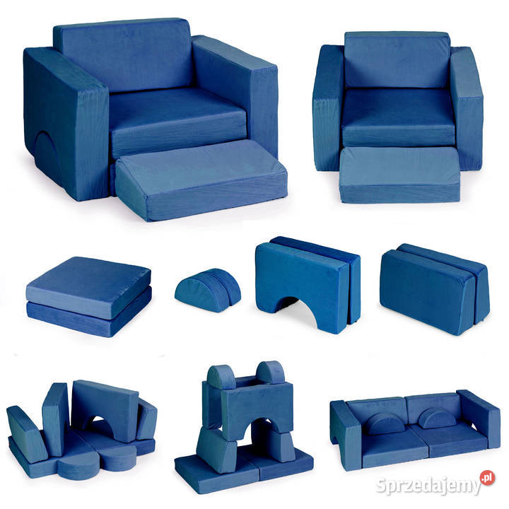 Fotel modułowy dzieci DIY 8 miękkich poduch Smogorzów sprzedam
