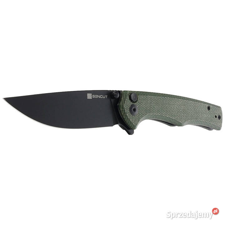 Nóż składany Sencut Crowley Green Micarta Black Akcesoria, narzędzia i noże Warszawa sprzedam