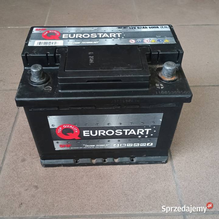 Akumulator EUROSTART 62Ah 600A osobowe lubelskie Lublin
