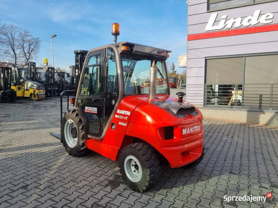 Terenowy wózek widłowy Manitou MH254T 4ST3B kabina Mogilany