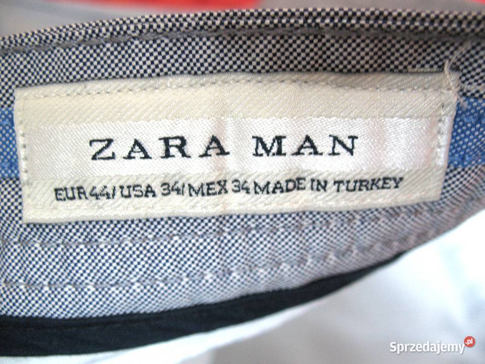 Spodnie męskie W 34 L 32 pas 90 Zara Man Odzież i bielizna męska mazowieckie Siedlce