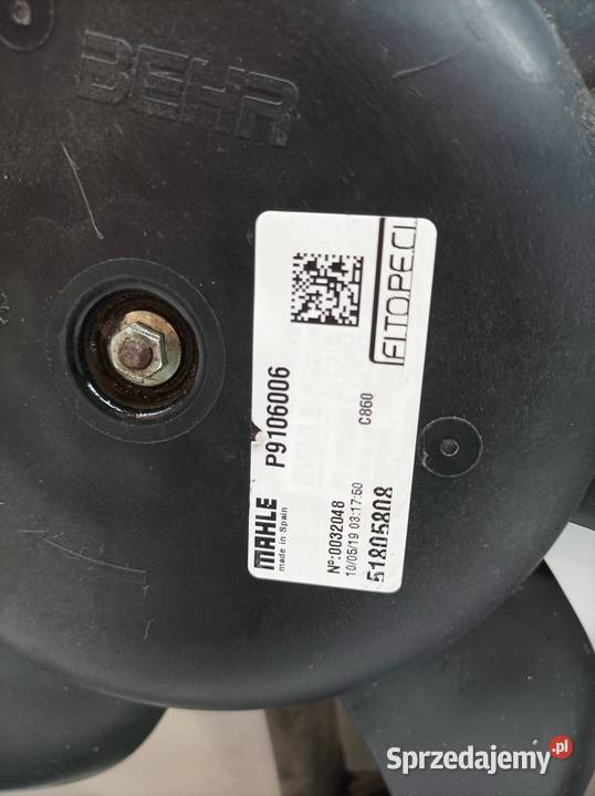 WENTYLATOR CHŁODNICY 14 B Fiat Fiorino III 2007