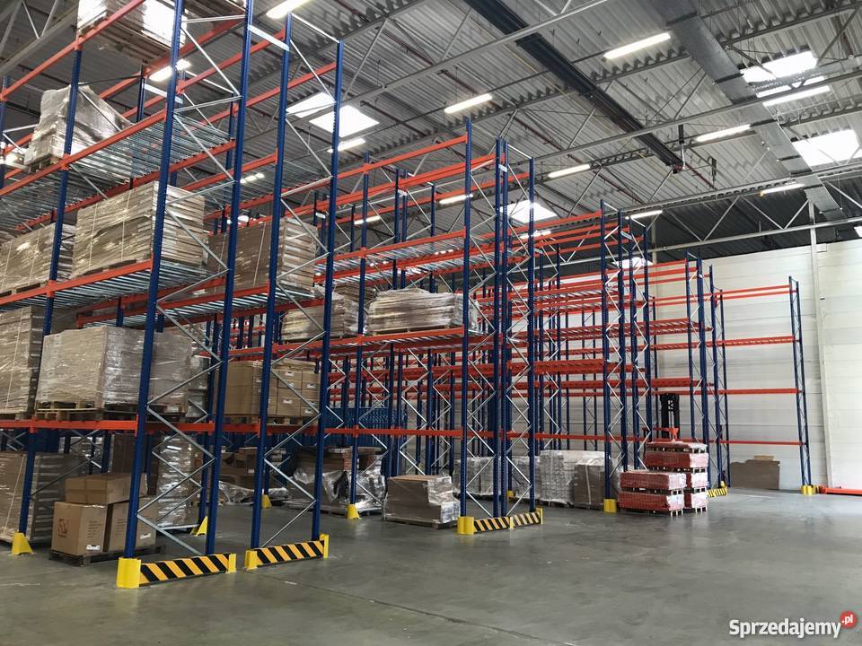 Regały magazynowe paletowe nowe i używane Wyposażenie firm Usługi pomorskie Kowale