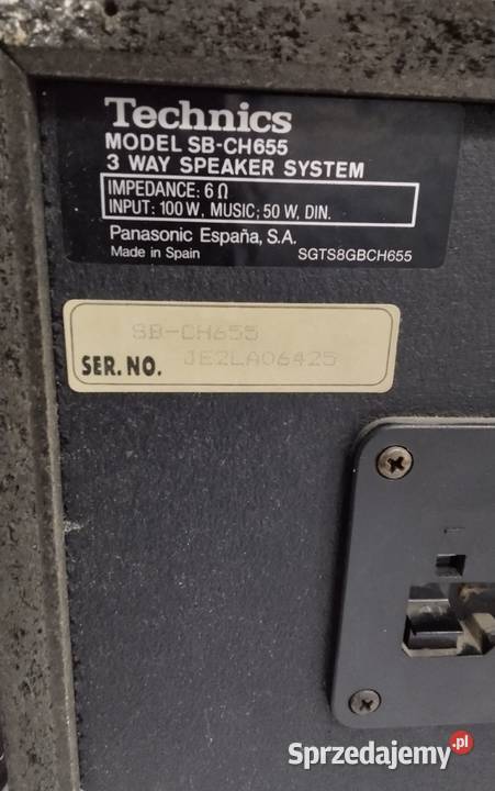Technics SBCH655 Sosnowiec