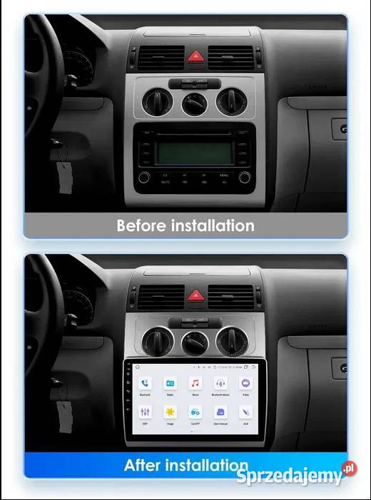 Radio Android 13 Volkswagan Touran 20032010 gps Ożarowice