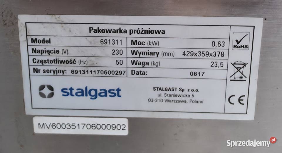 Pakowarka 125251 Warszawa