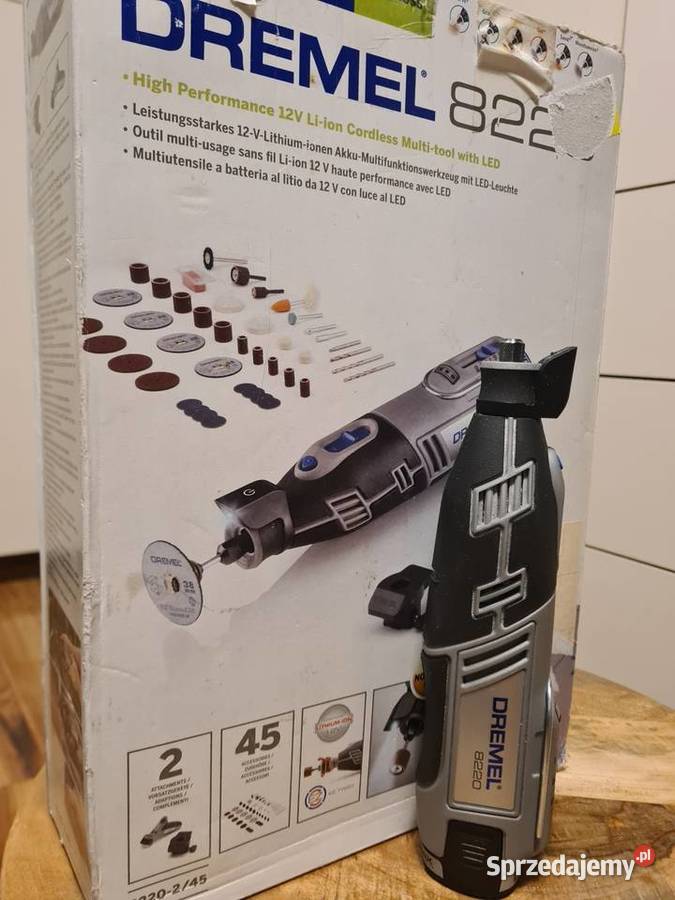 Multiszlifierka z osprzętem Dremel 8220245 godna Nowy Sącz sprzedam