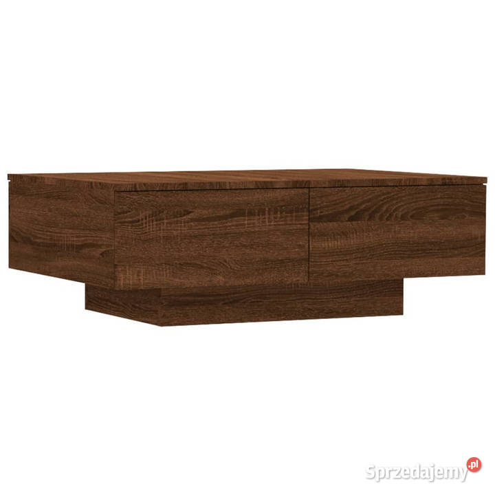 Stolik kawowy brązowy dąb 90x60x31 WM815197 sprzedam