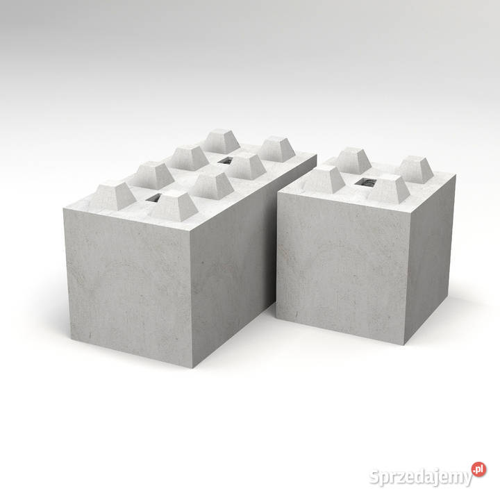 Bloki betonowe mury ściana oporowa blokklocek mazowieckie Mińsk Mazowiecki