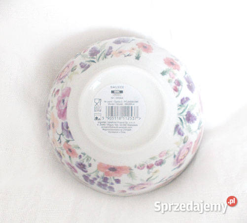 pastelowa miseczka w kwiatki ceramiczna miseczka Opole