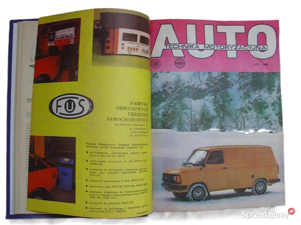 Auto Technika Motoryzacyjna pełny Rocznik 1985 Czasopisma Łódź