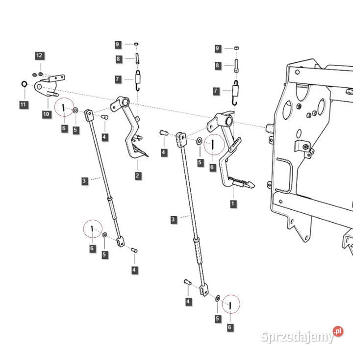 Zawleczka 30x2 mm LS XJ25LS MT125LS MT335LS Tajęcina