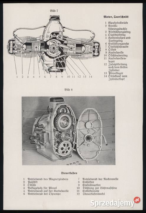 BMW R75 Instrukcja obsługi Katalog części Lębork