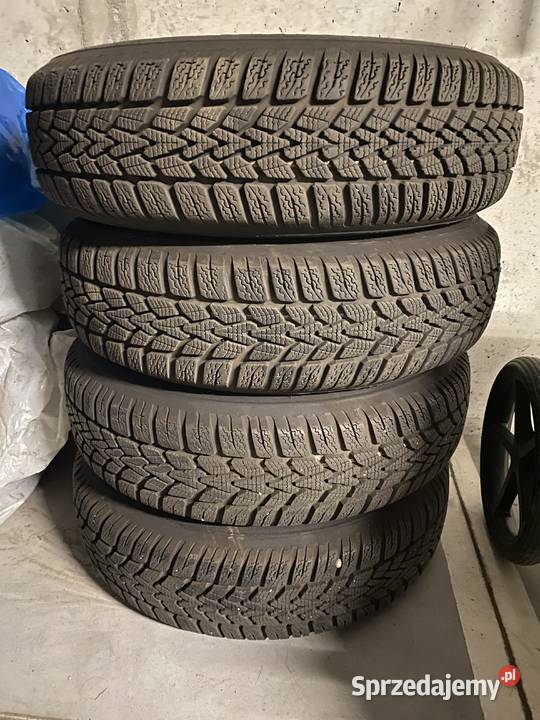 Opony zimowe z FELGAMI 16570 R14 Dunlop Winter Kraków