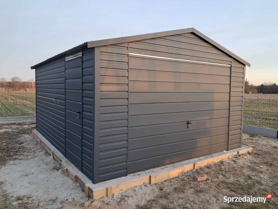 Garaż blaszany 4x6 WZMOCNIONY PROFILAMI małopolskie Skrzydlna