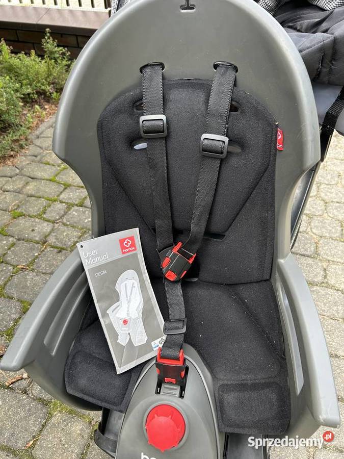 Fotelik rowerowy Hamax Siesta czarny Części i akcesoria Stara Wieś